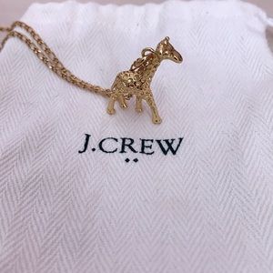 J. Crew Gold Giraffe Necklace